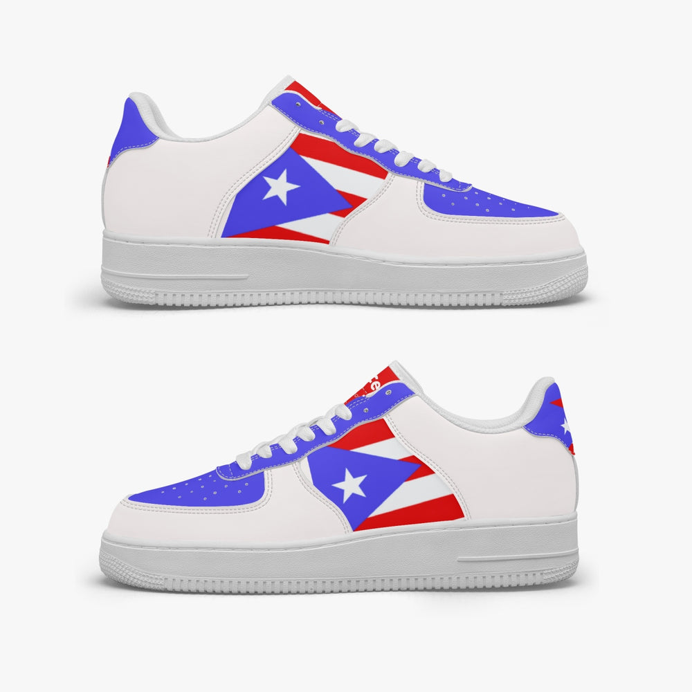 977. AF1 Low-Top Leather Sports Sneakers - Tongue Printable