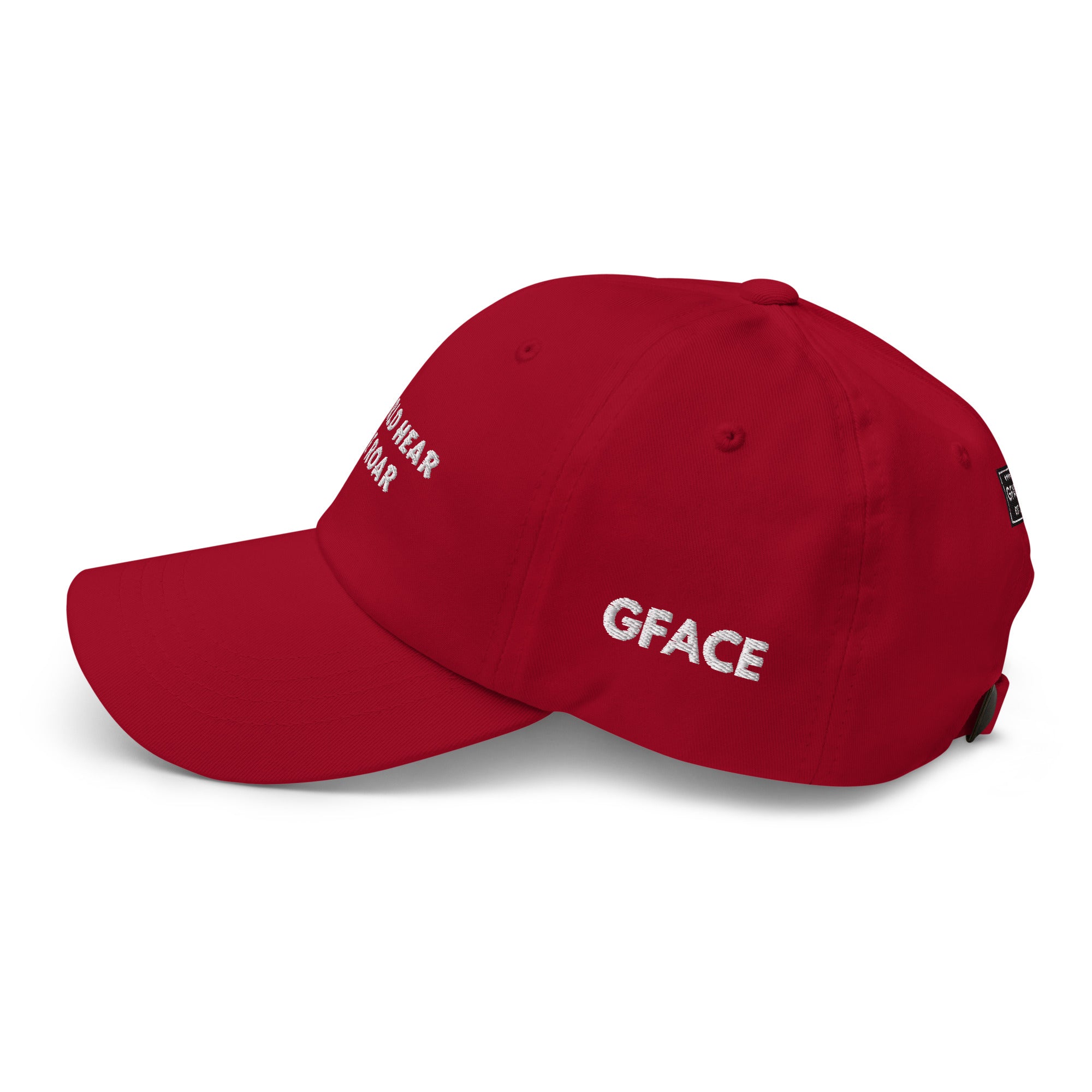 Gface Black Dad hat World Hear Me Roar Slogan (MULTIPLE COLORS)