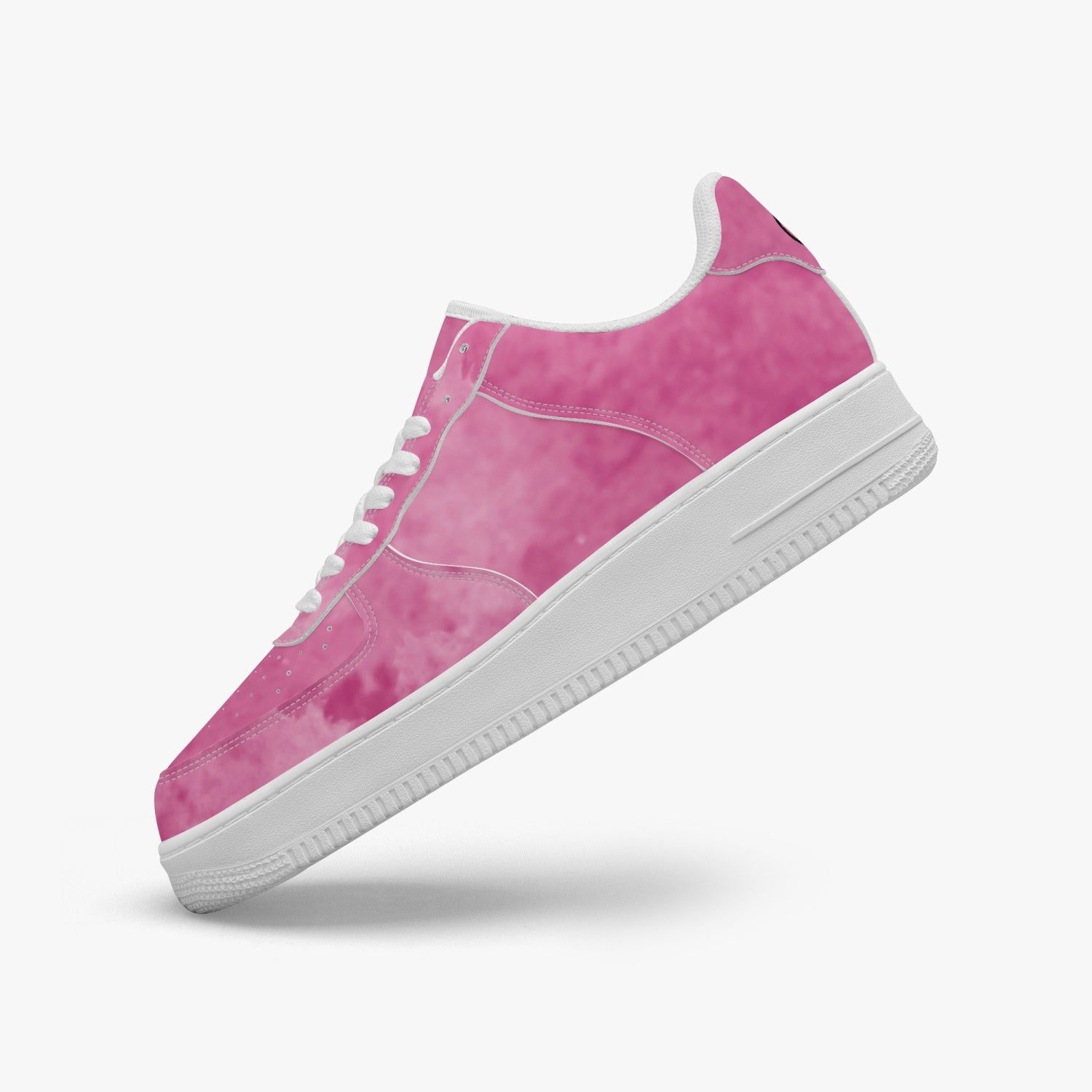 Gface AF1 Unisex Stone Wash Pink  Low-Top Leather Sports Sneakers