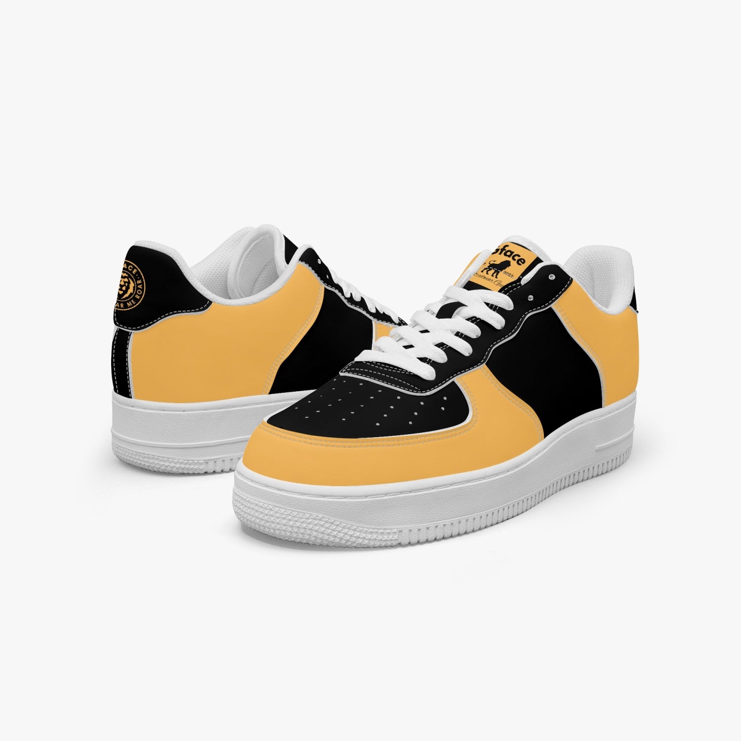 GFACE AF1 Low-Top Leather Sports Sneakers