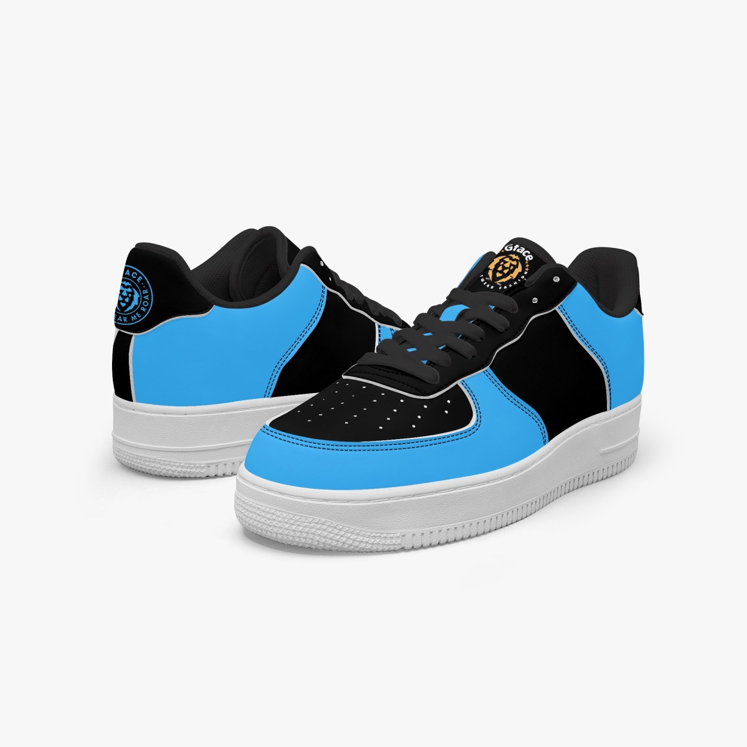 977. AF1 Low-Top Leather Sports Sneakers - Tongue Printable