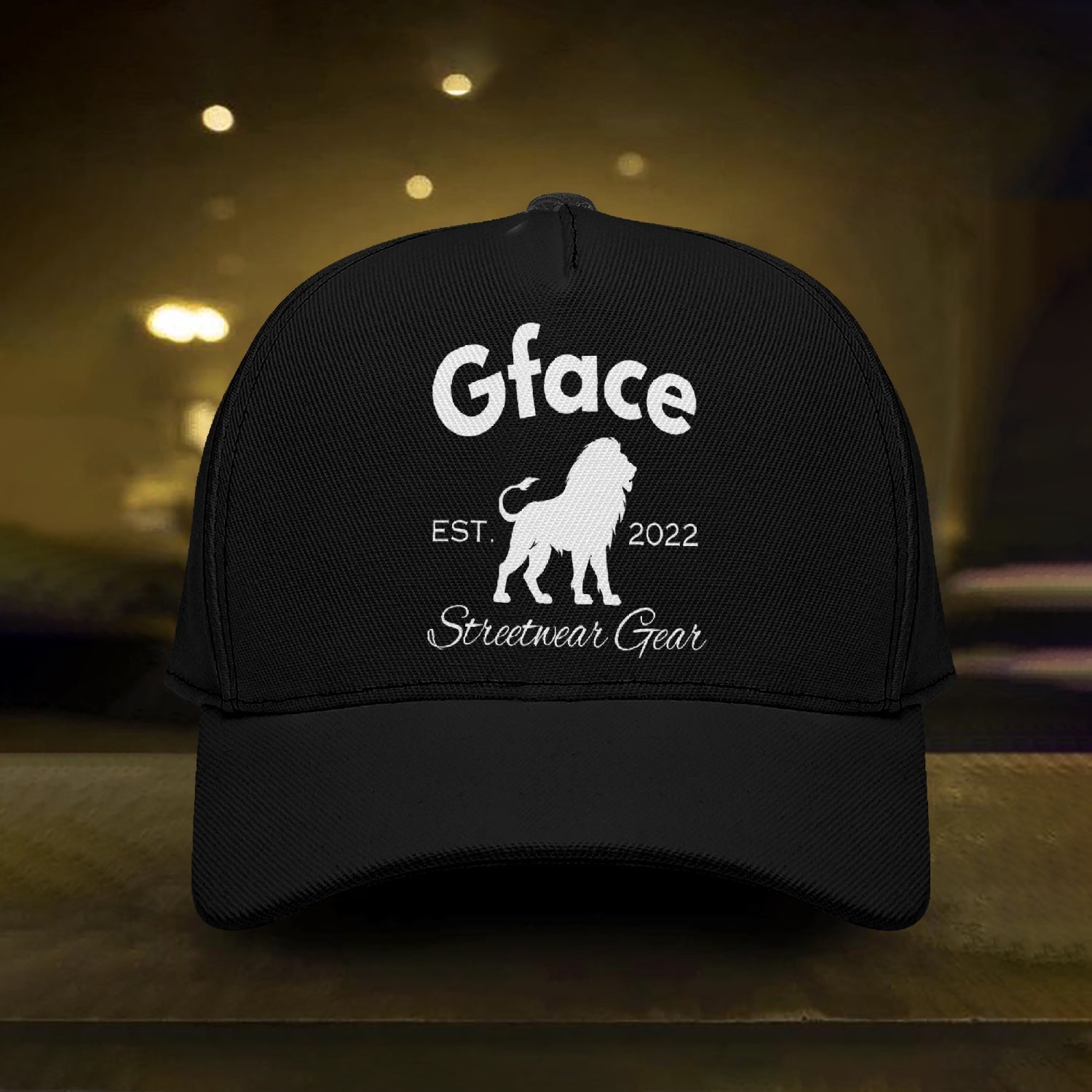 BLACK GFACE Sports Cap