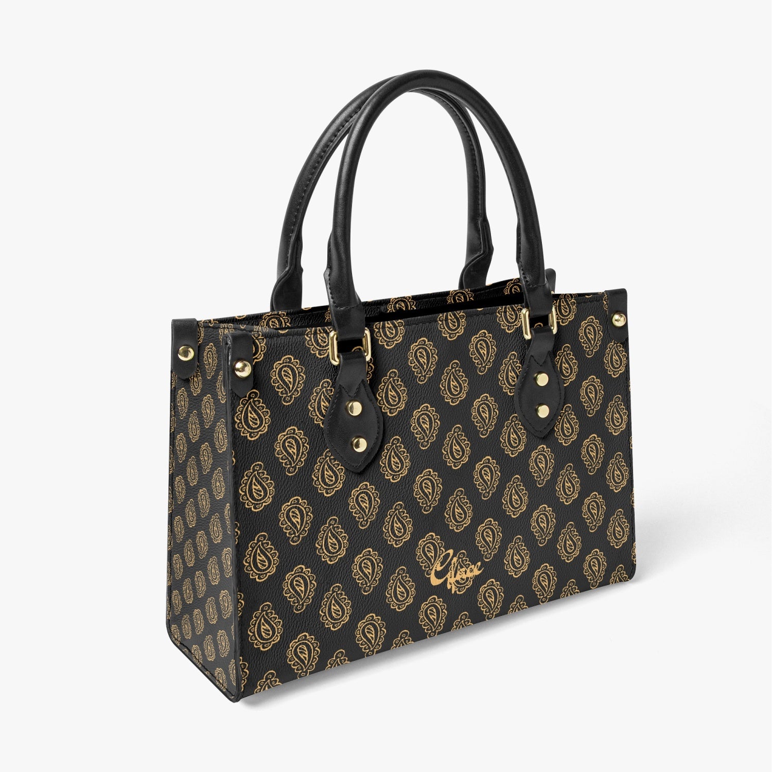 GFACE Black/Gold Bandana. Women's Tote Bag