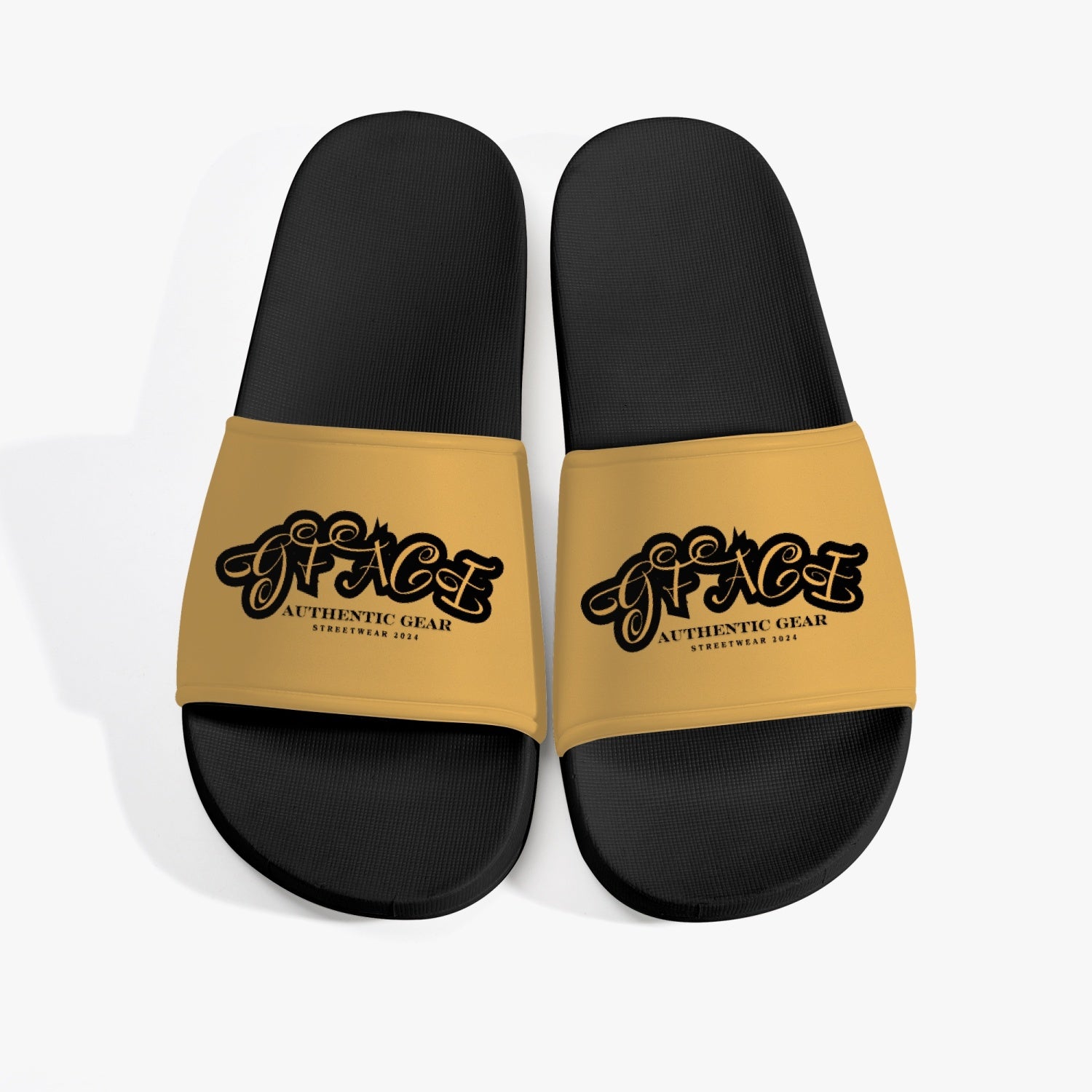 GFACE Authentic Gear Gold Slides