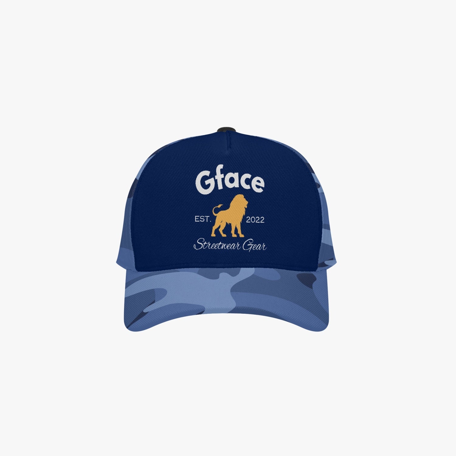 Gface Blue Camo-InCognito Cap