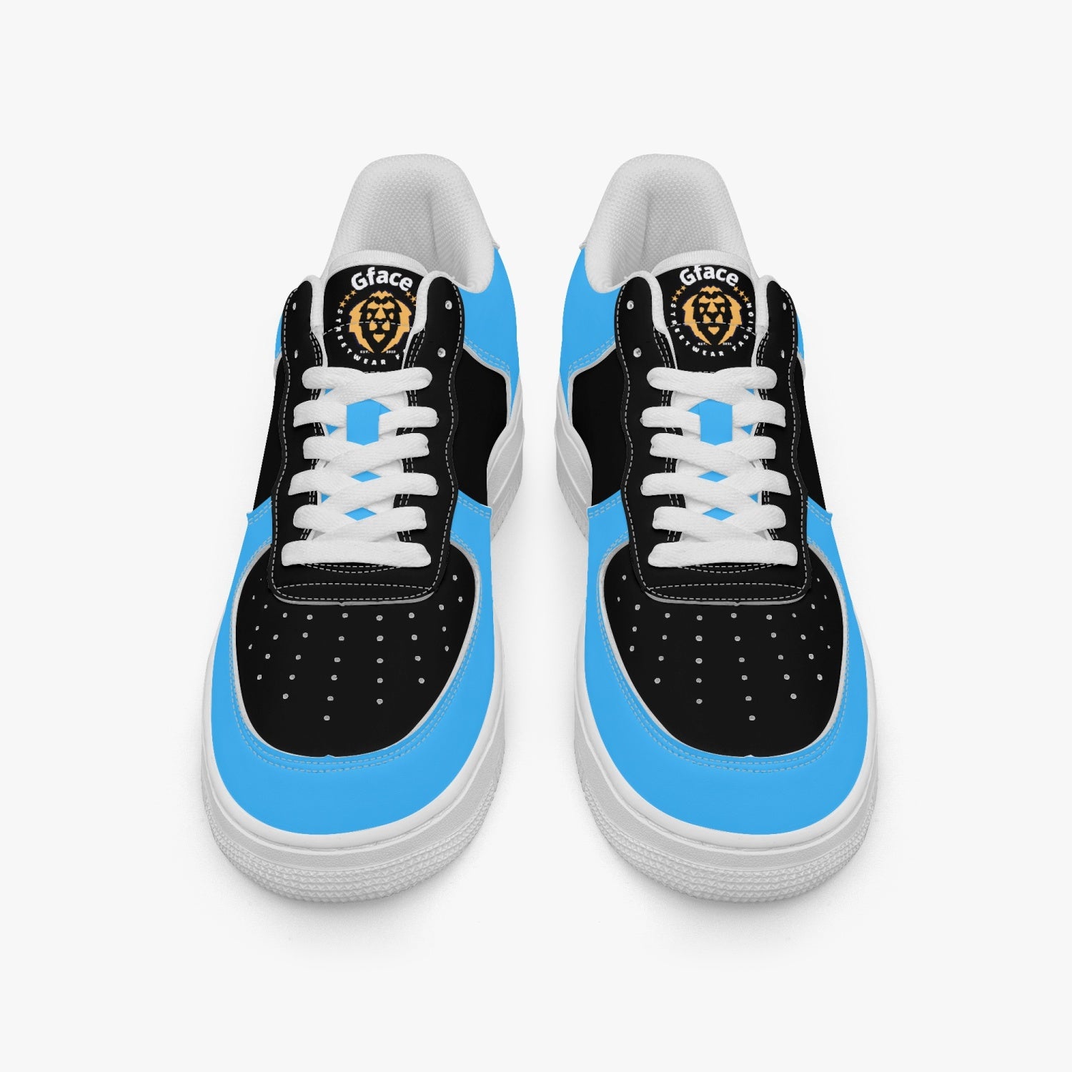 977. AF1 Low-Top Leather Sports Sneakers - Tongue Printable