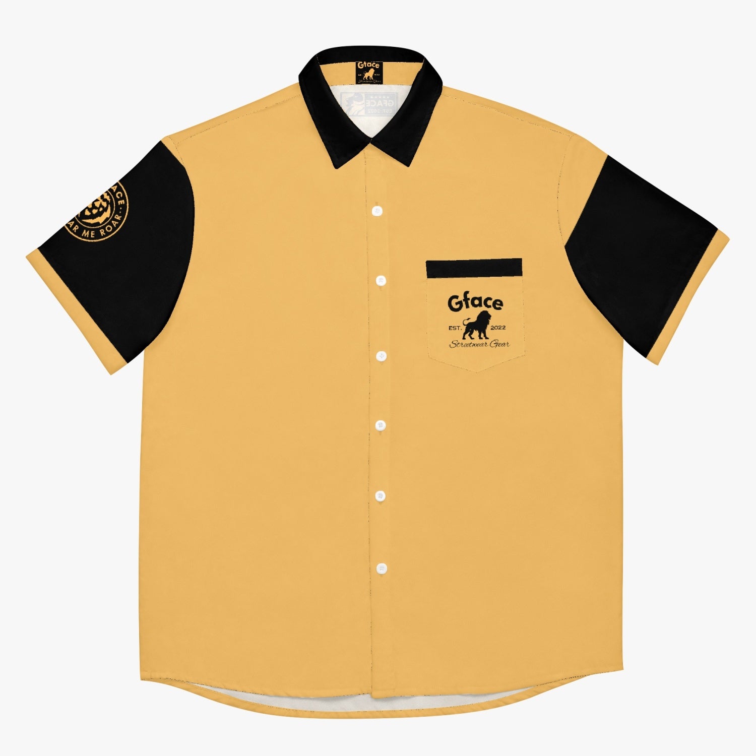 GFACE Black/Gold Sports Shirt