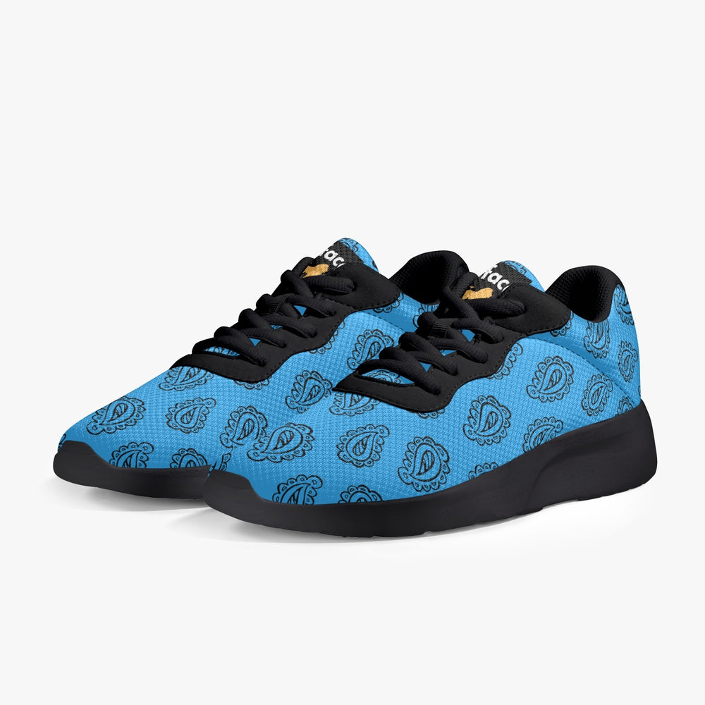 Gface Blue Bandana Unisex Lifestyle Mesh Running Shoes - Black