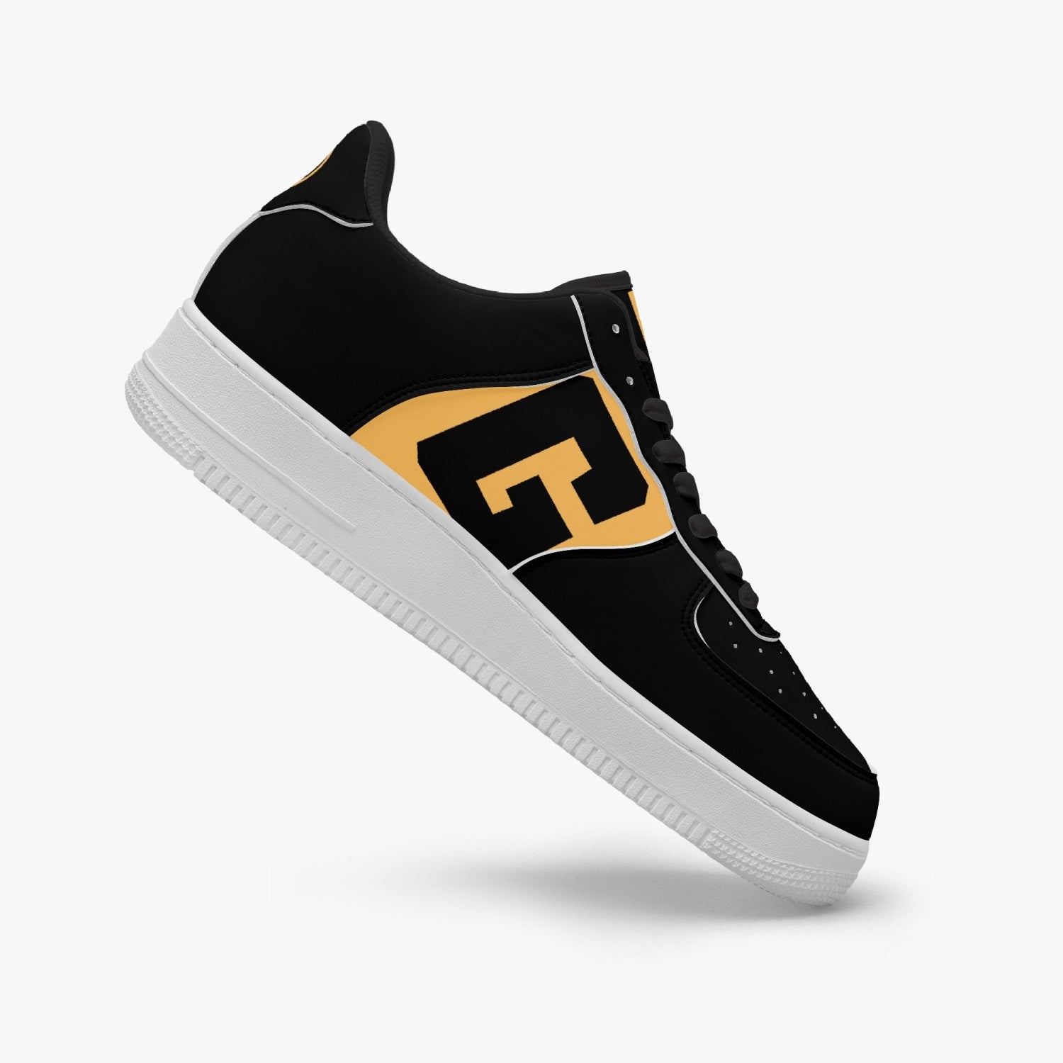 977. AF1 Low-Top Leather Sports Sneakers - Tongue Printable