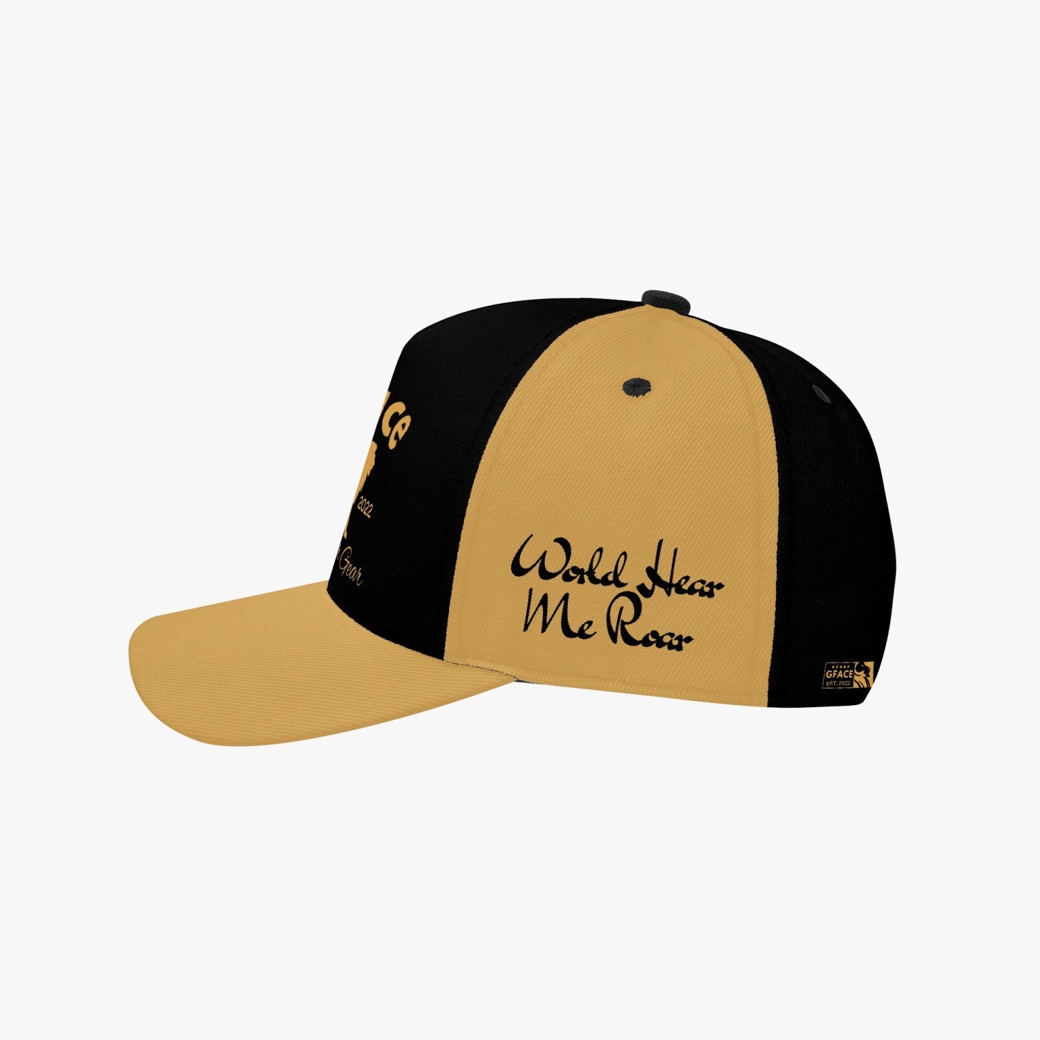 GFACE Gold/Black Sports Cap