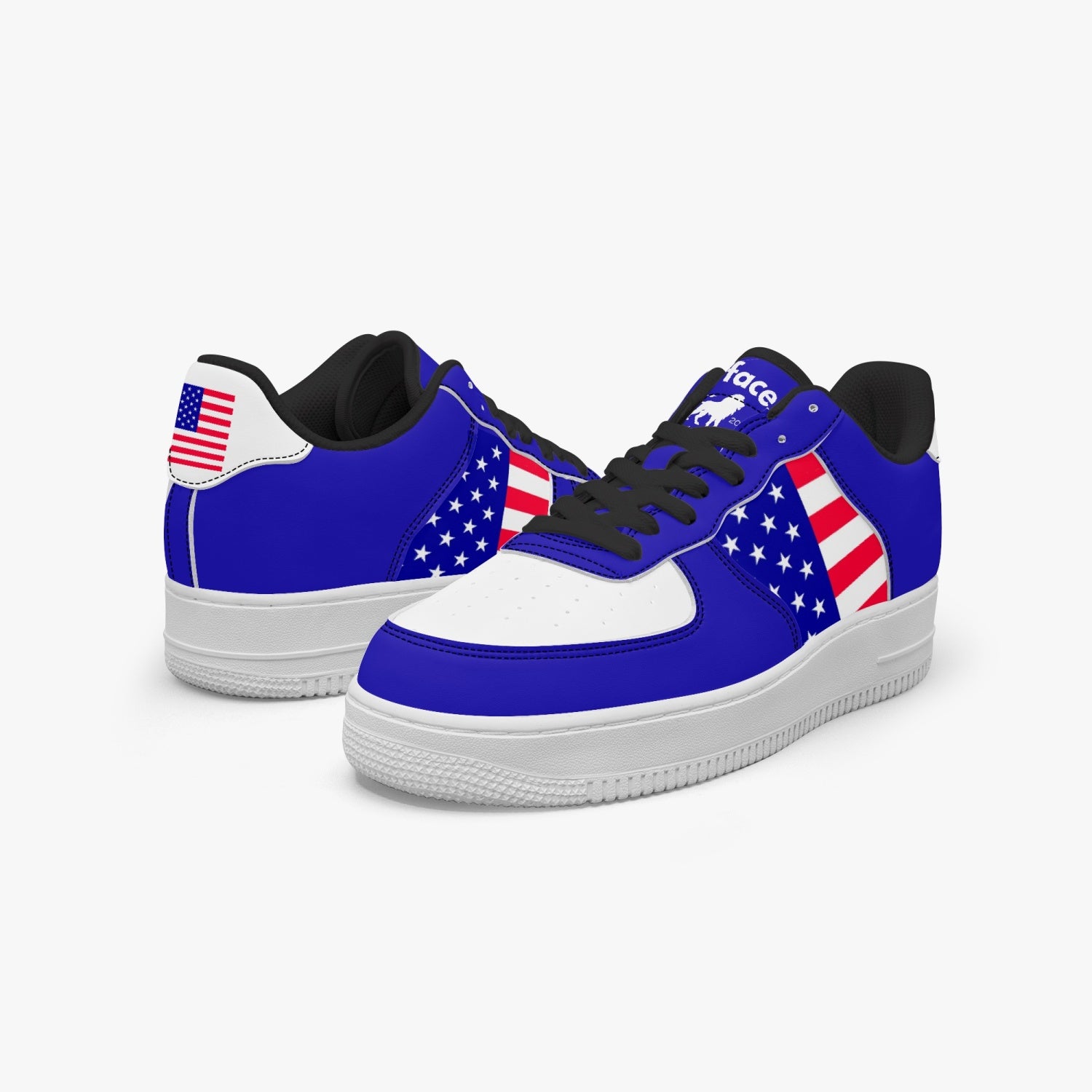 Gface PRIDE USA AF1 Unisex Low-Top Leather Sports Sneakers