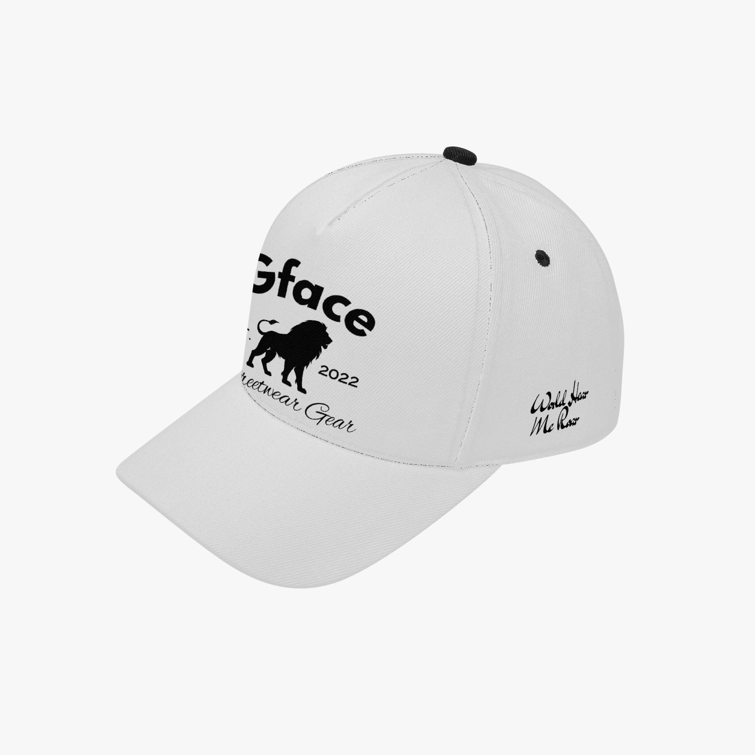 WHITE GFACE Sports Cap