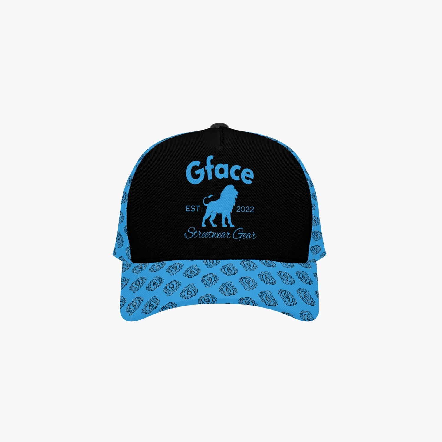 Gface Blue Bandana Printed Cap