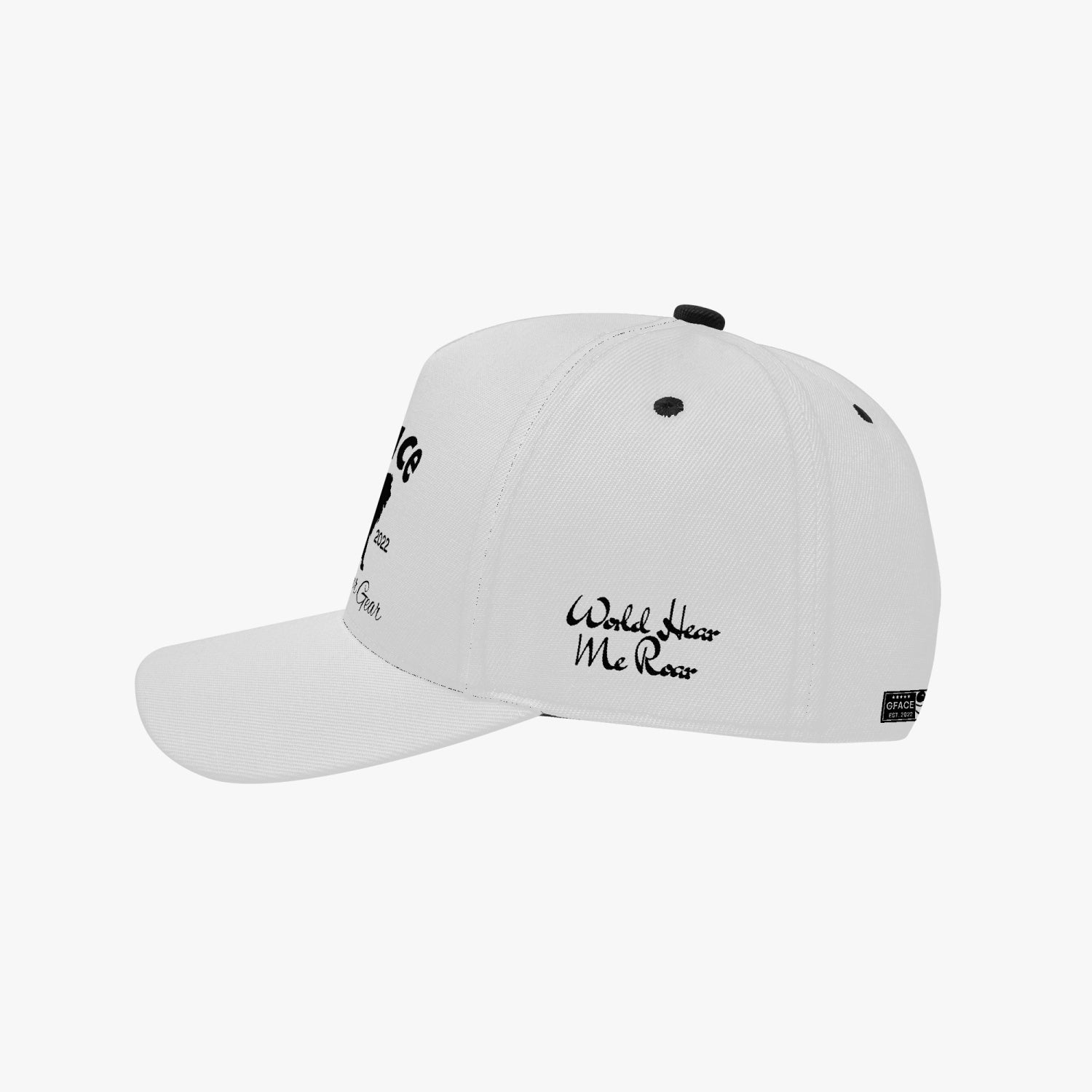 WHITE GFACE Sports Cap