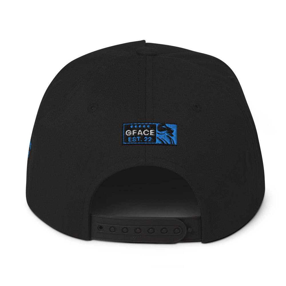 Flat Bill Cap Gface Lion Logo (MULTIPLE COLORS)