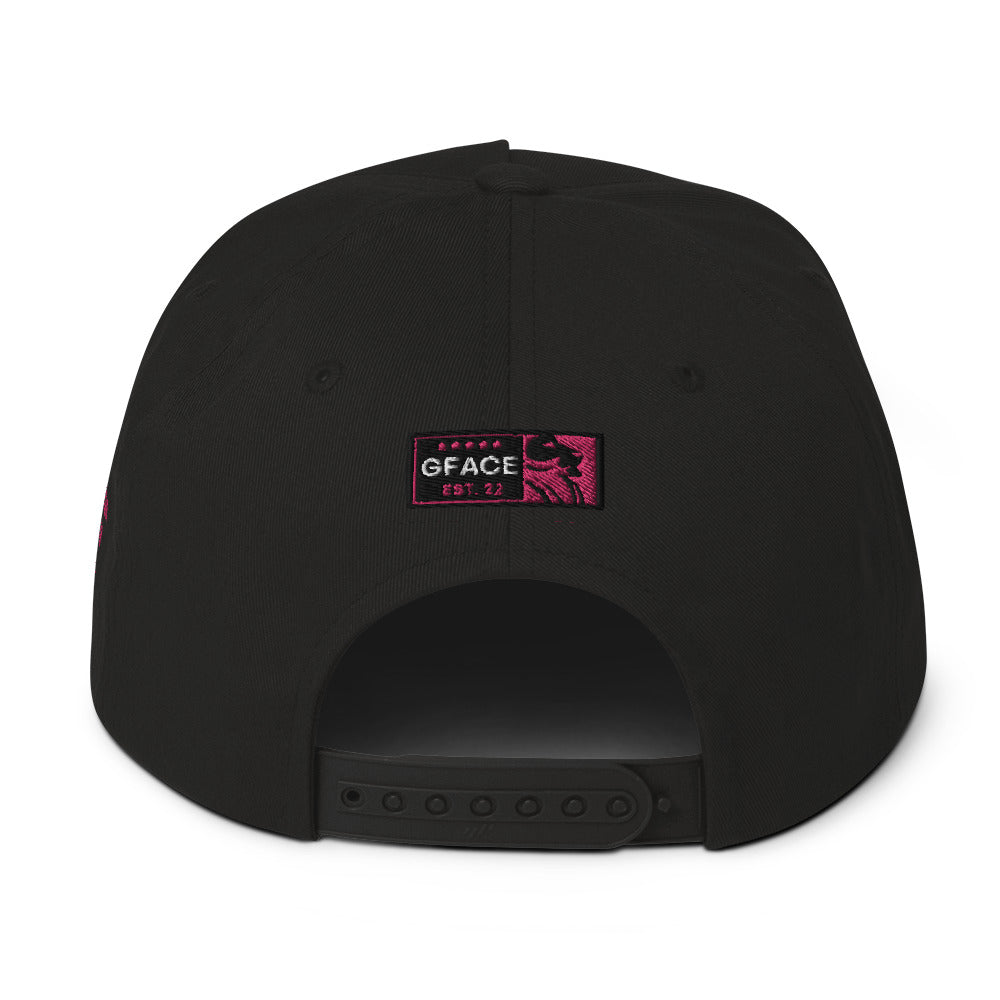 Flat Bill Cap Gface Lion Logo (Multiple Colors)