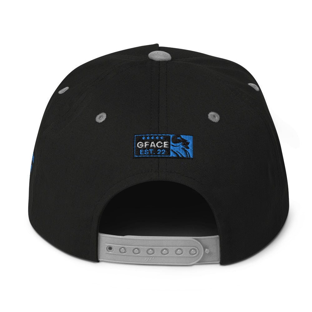 Flat Bill Cap Gface Lion Logo (MULTIPLE COLORS)