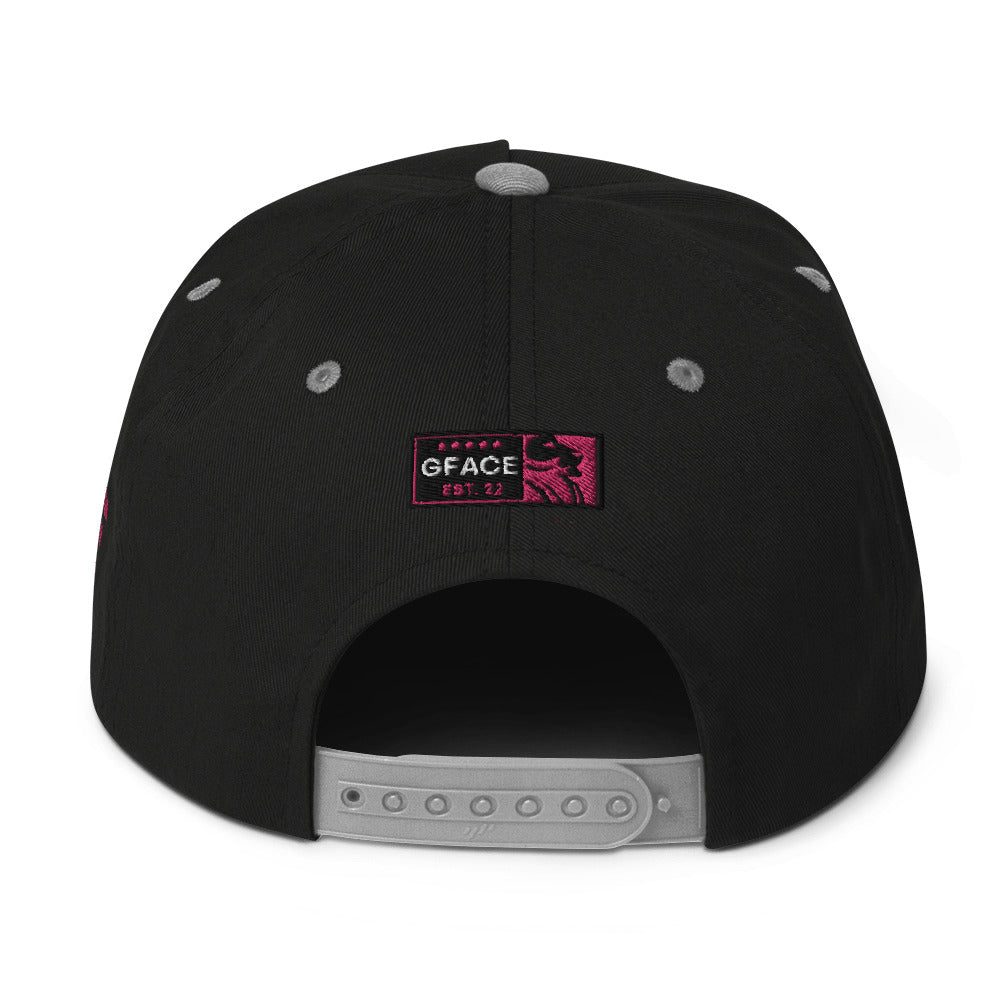 Flat Bill Cap Gface Lion Logo (Multiple Colors)