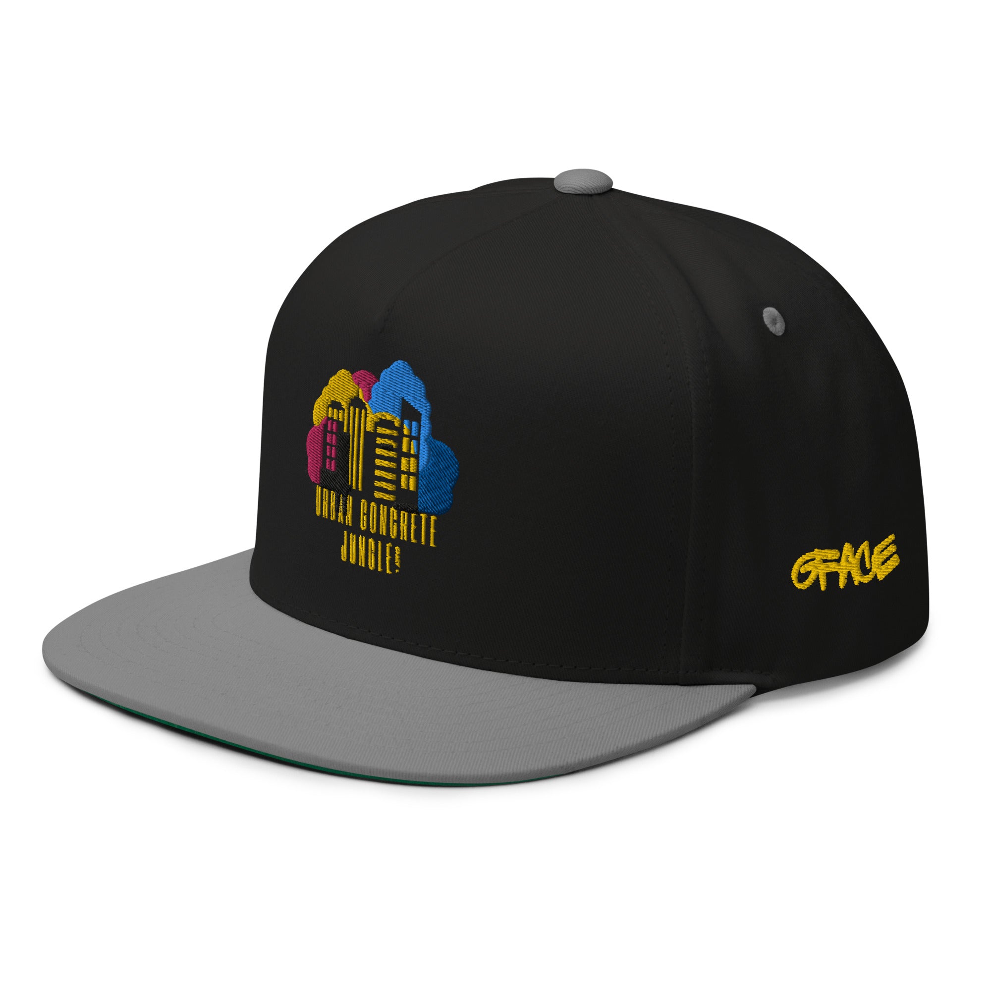 Gface Flat Bill Cap Urban Concrete Jungle