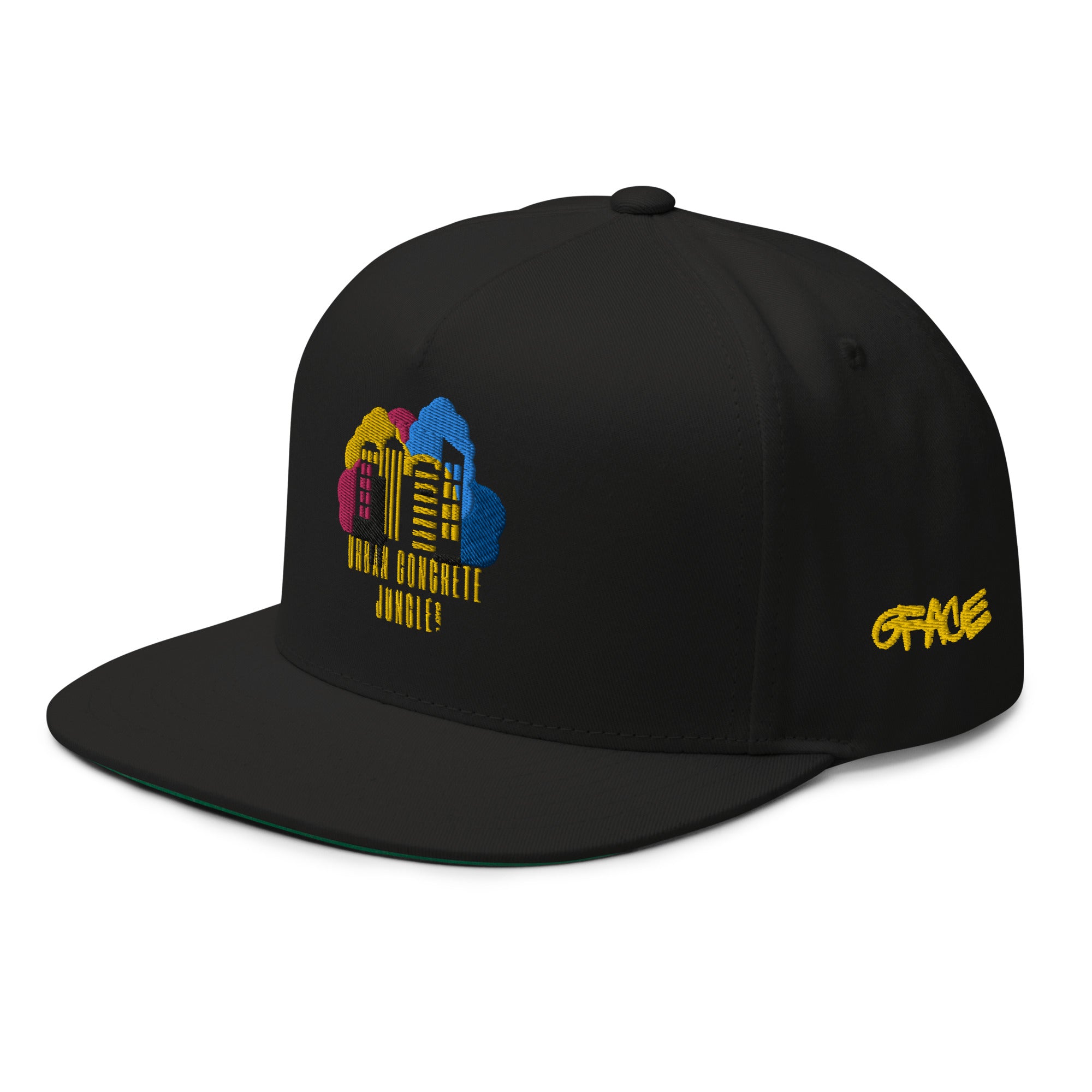 Gface Flat Bill Cap Urban Concrete Jungle