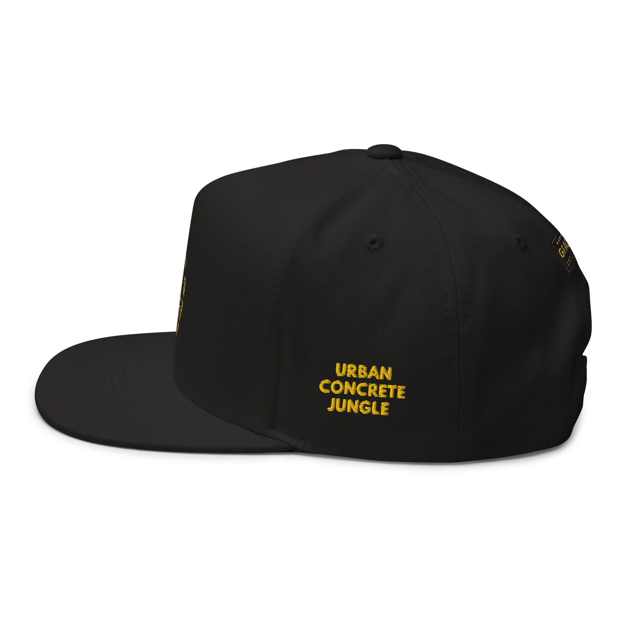 Flat Bill Cap Gold GFACE Urban Concrete Jungle