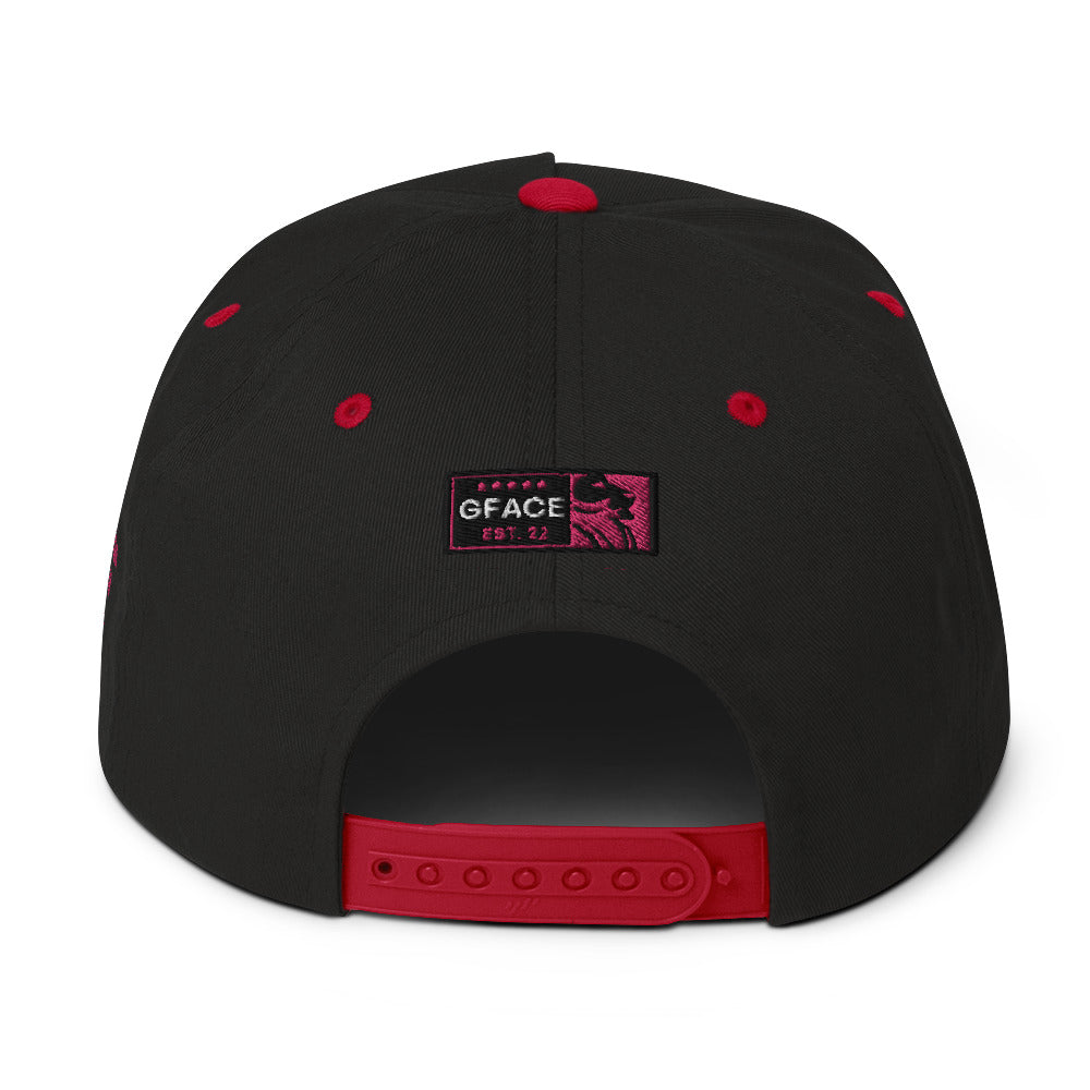 Flat Bill Cap Gface Lion Logo (Multiple Colors)