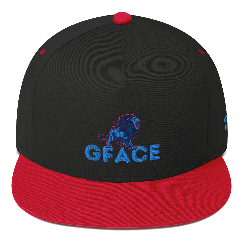 Flat Bill Cap Gface Lion Logo (MULTIPLE COLORS)