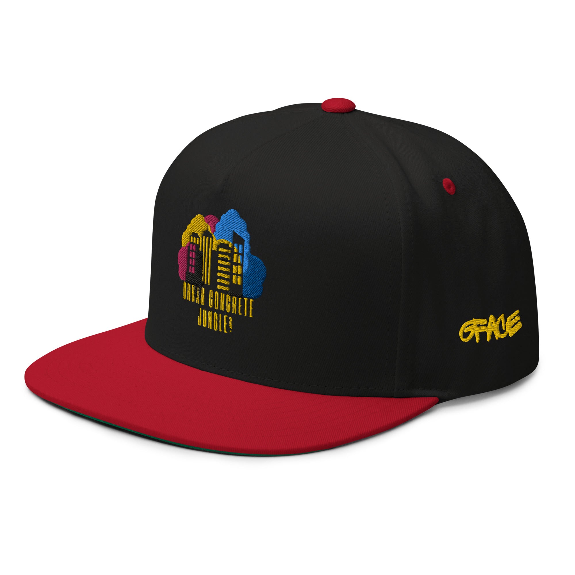 Gface Flat Bill Cap Urban Concrete Jungle