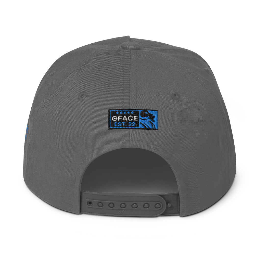 Flat Bill Cap Gface Lion Logo (MULTIPLE COLORS)