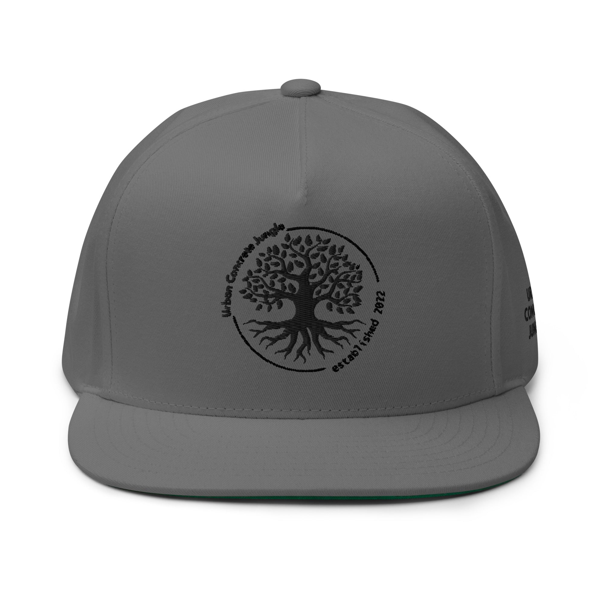 Flat Bill Cap (Multiple Colors) Gface Urban Concrete Jungle