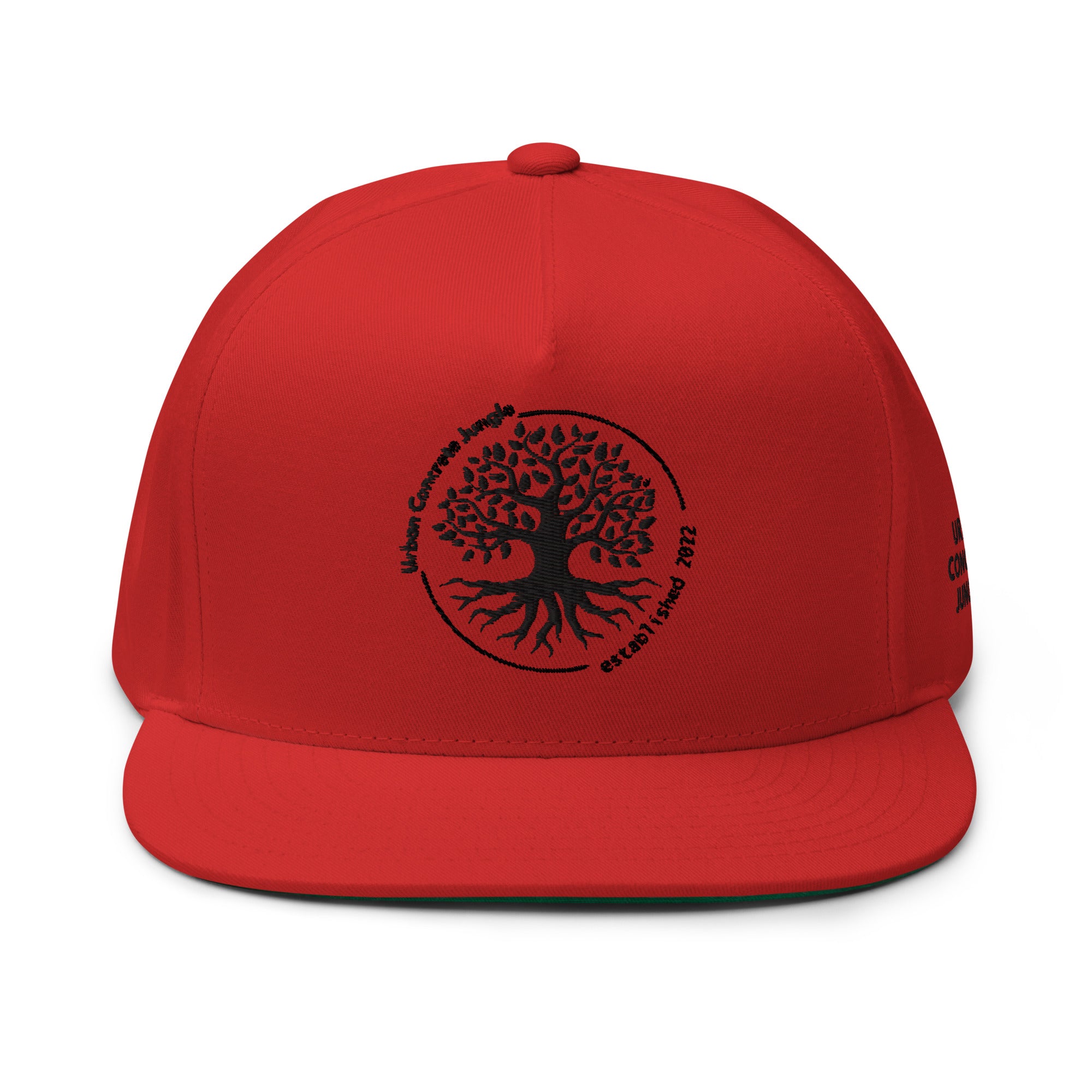 Flat Bill Cap (Multiple Colors) Gface Urban Concrete Jungle