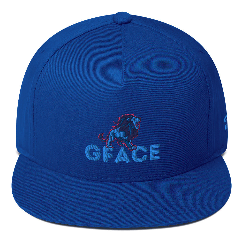 Flat Bill Cap Gface Lion Logo (MULTIPLE COLORS)