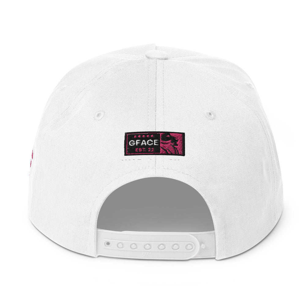 Flat Bill Cap Gface Lion Logo (Multiple Colors)