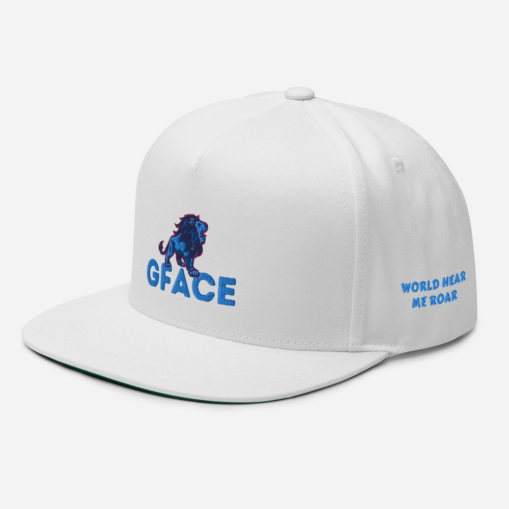 Flat Bill Cap Gface Lion Logo (MULTIPLE COLORS)