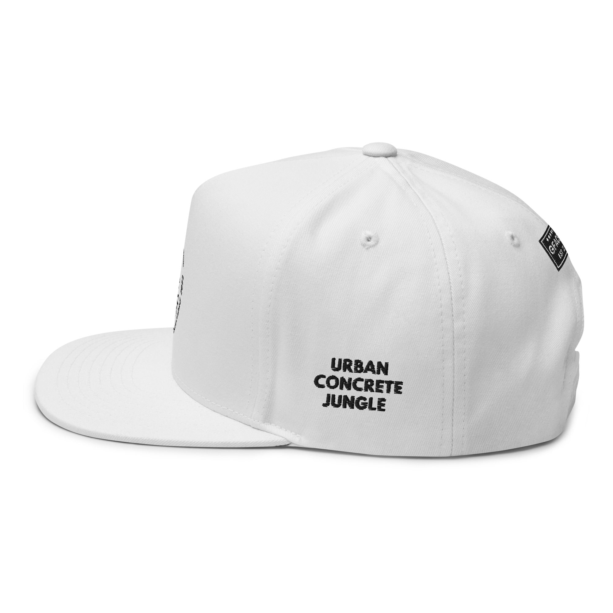 Flat Bill Cap (Multiple Colors) Gface Urban Concrete Jungle