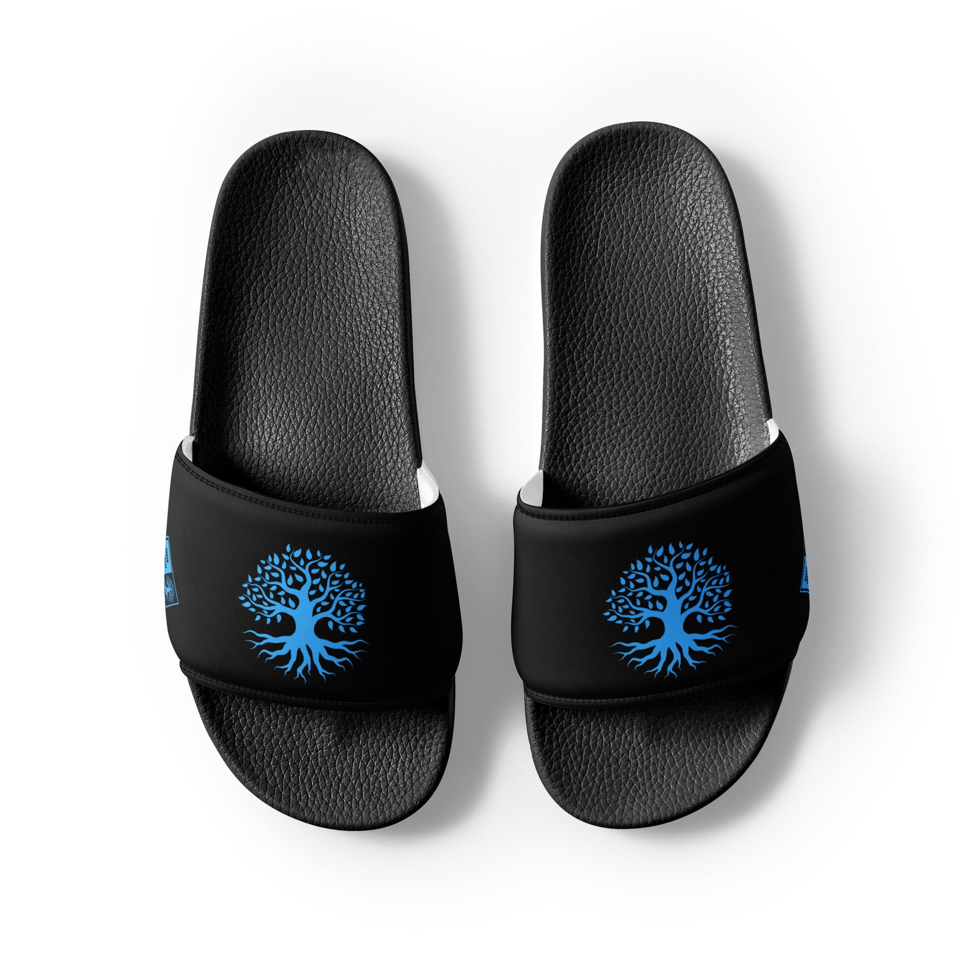 Men’s slides Gface Blue Urban Concrete Jungle