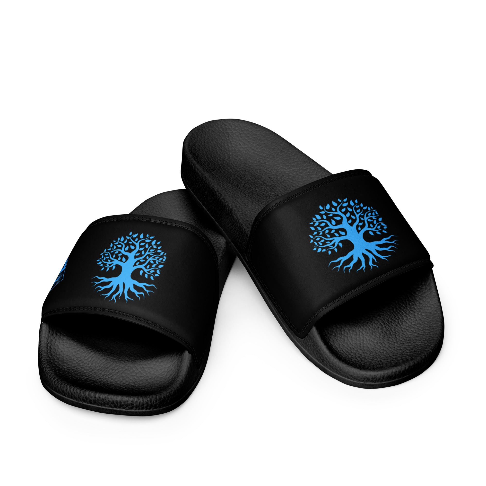 Men’s slides Gface Blue Urban Concrete Jungle