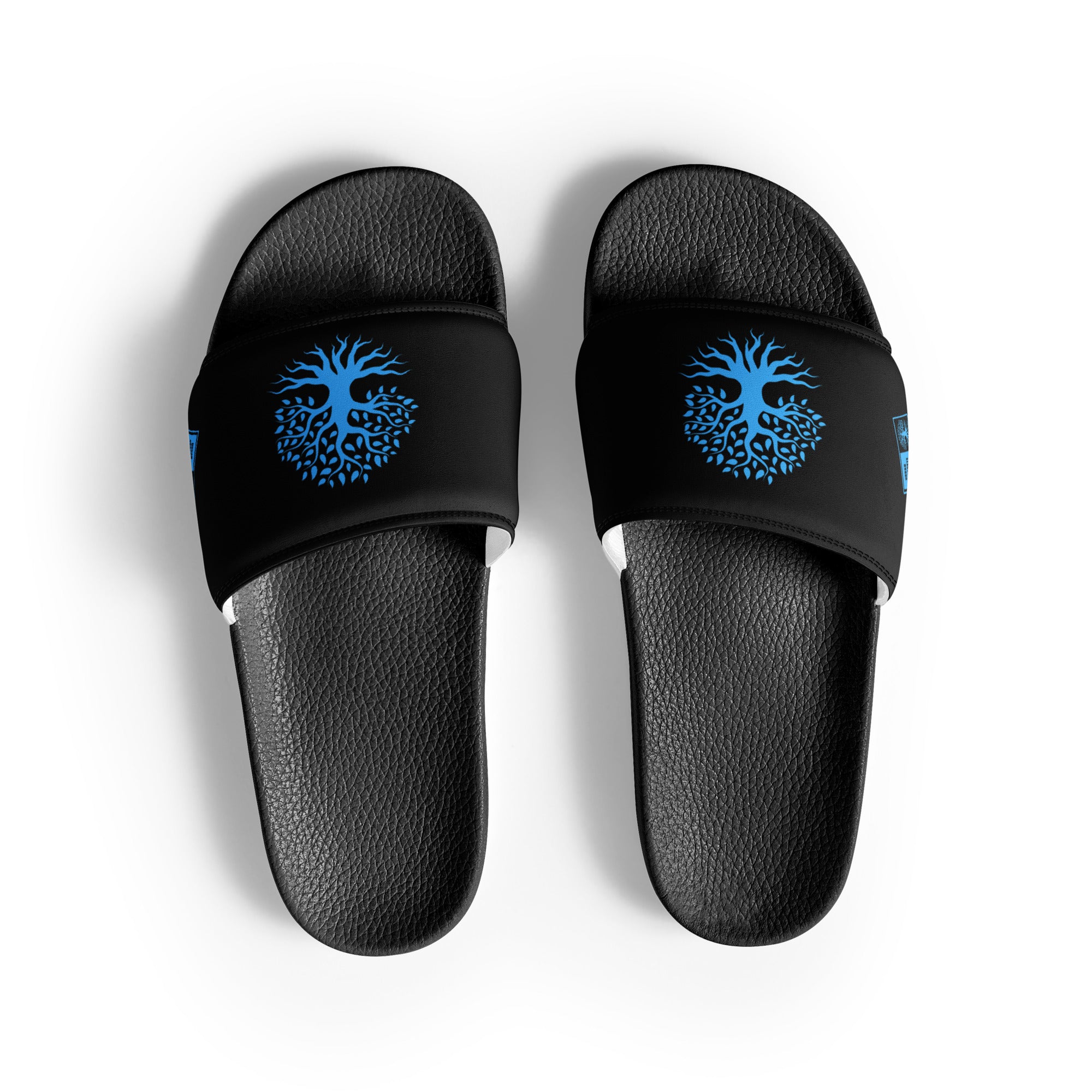 Men’s slides Gface Blue Urban Concrete Jungle