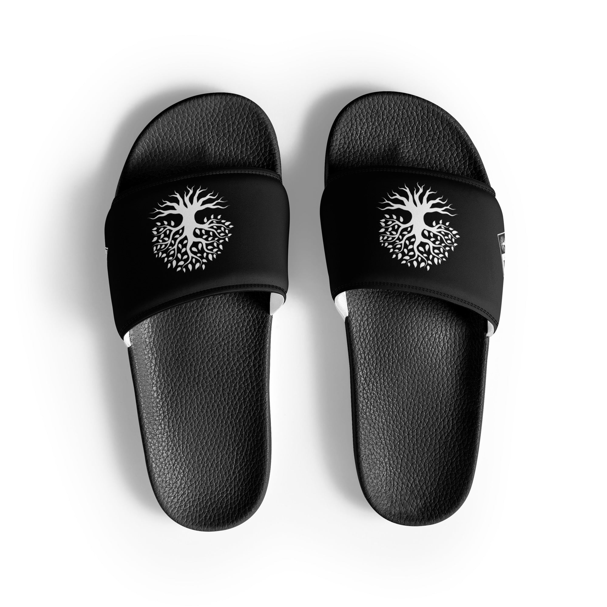 Men’s slides Gface White Urban Concrete Jungle