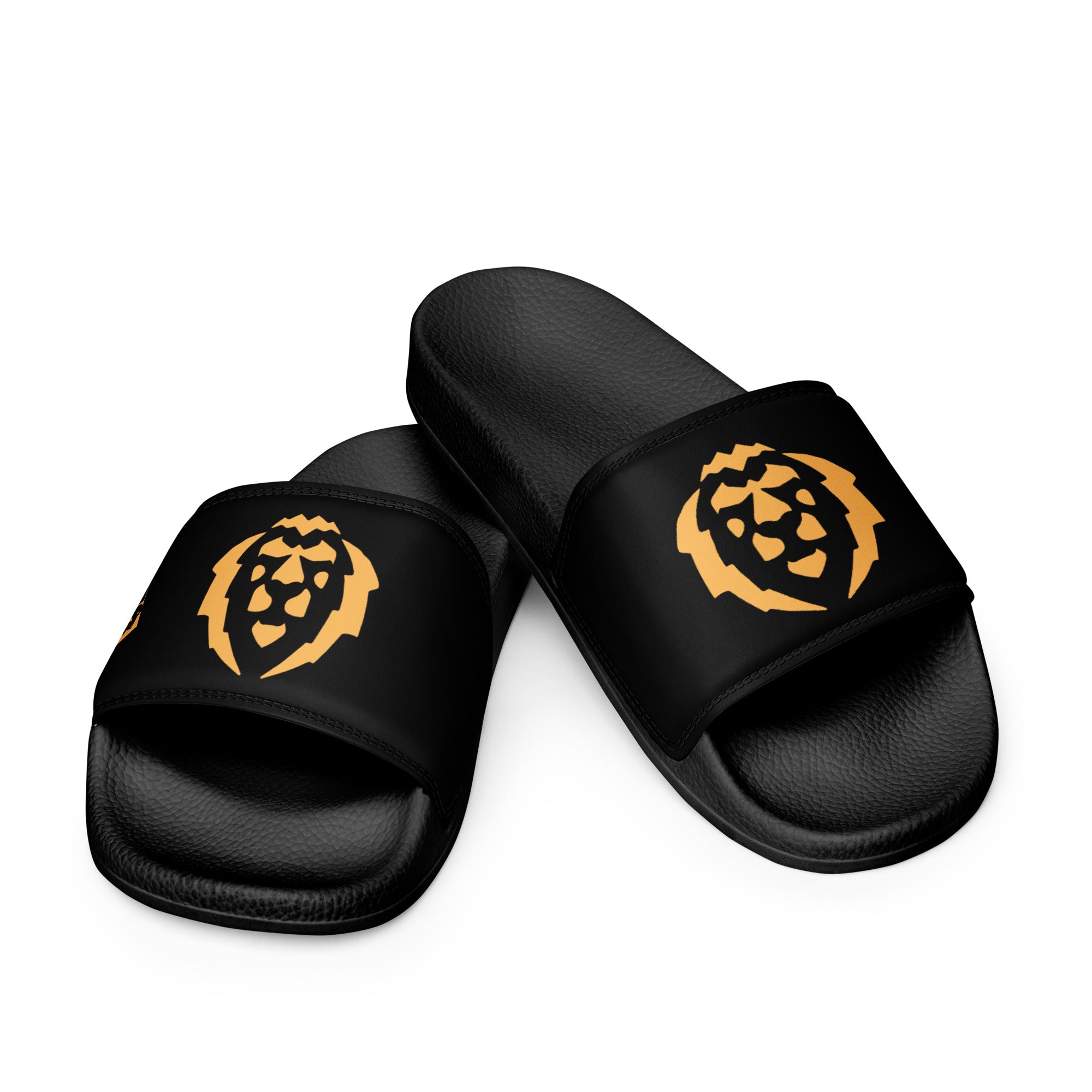 GFACE Men's Gold Lion slides