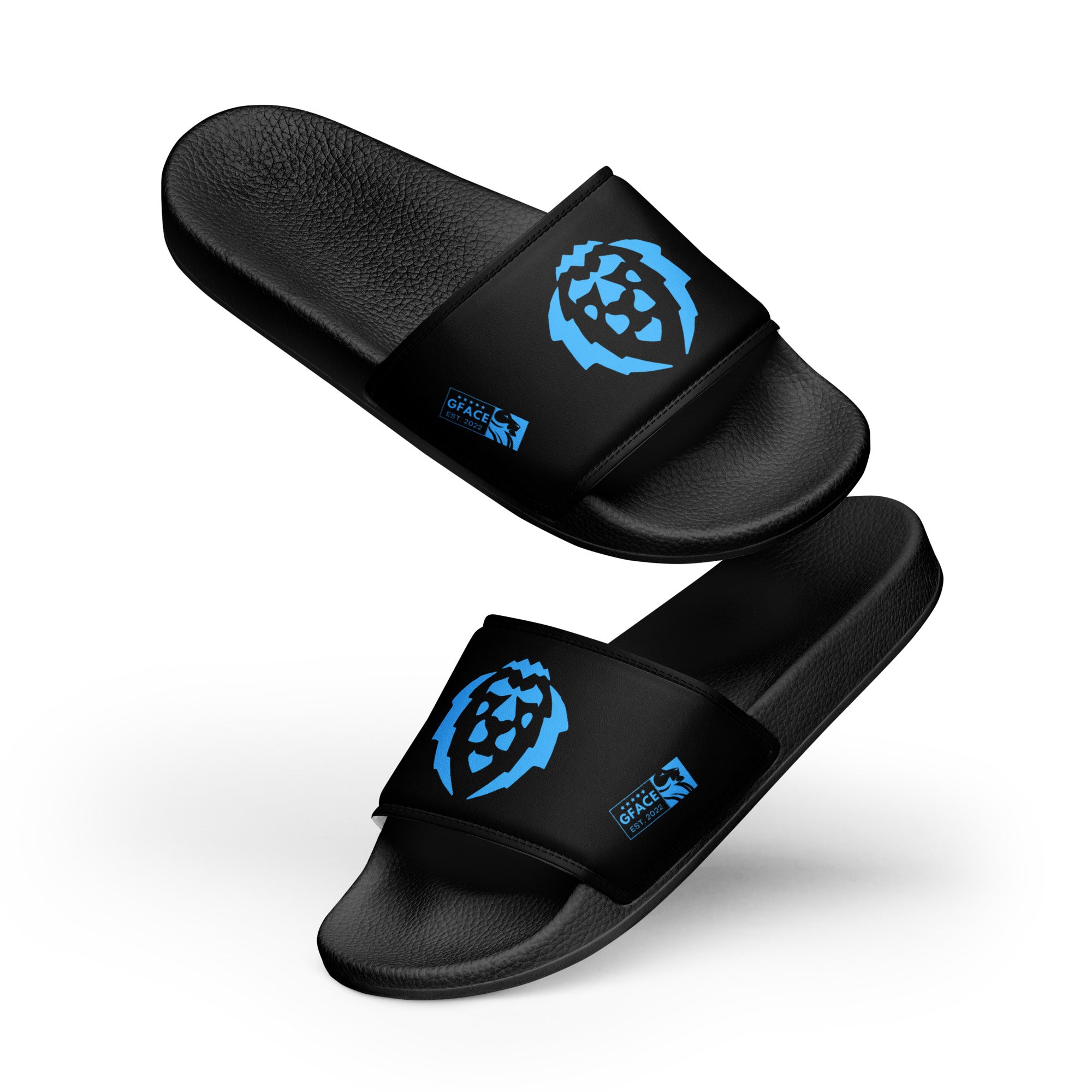 Gface Men’s blue lion slides