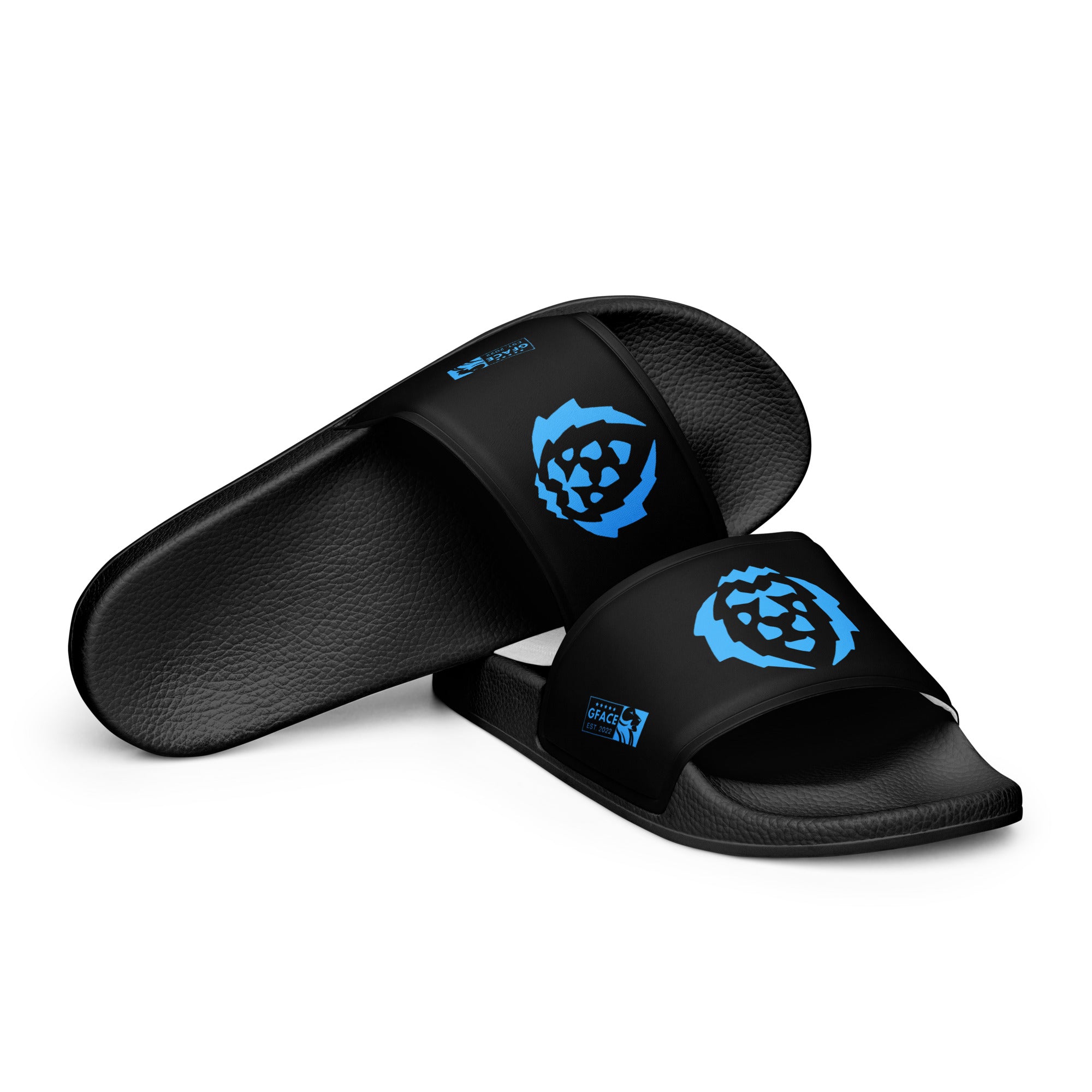 Gface Men’s blue lion slides