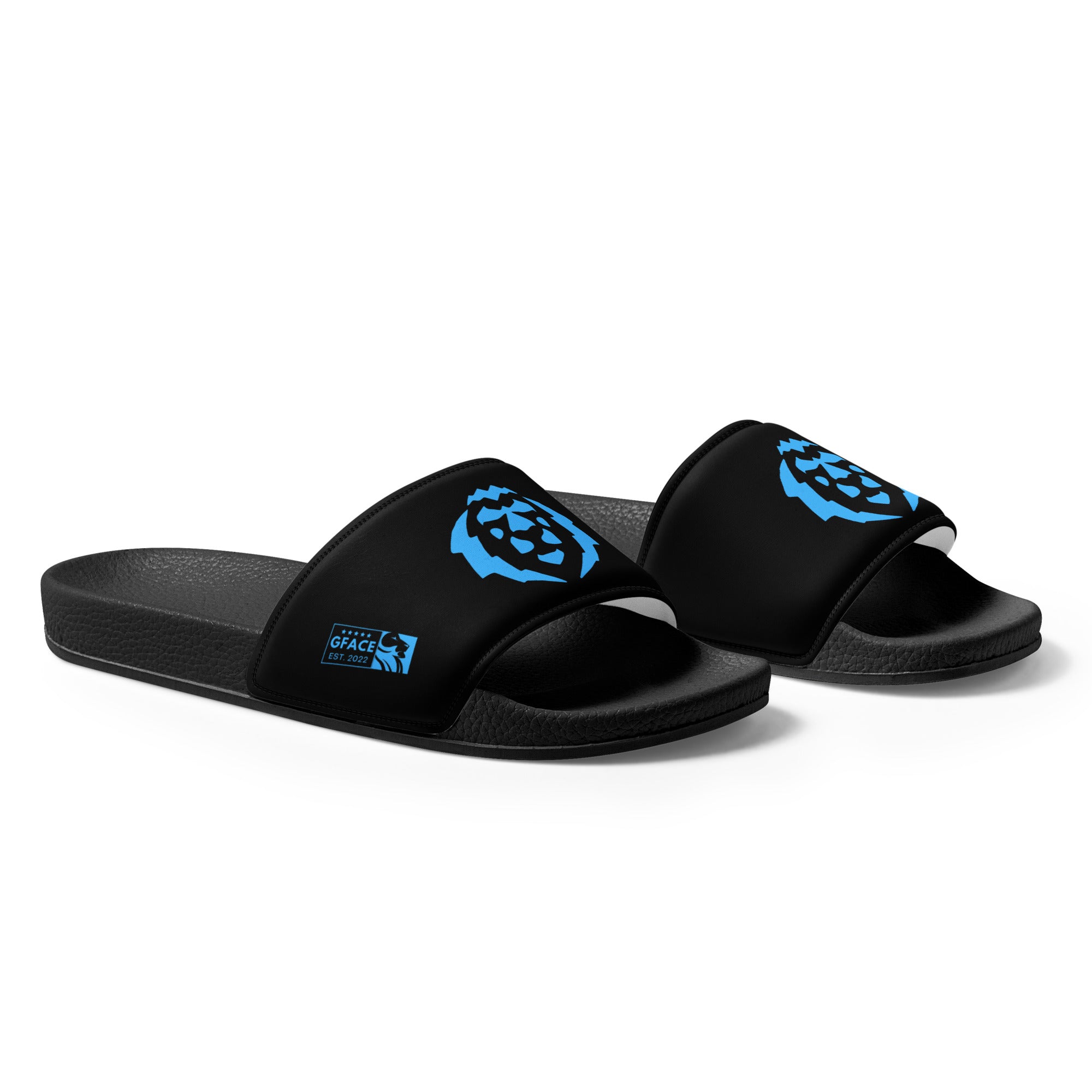 Gface Men’s blue lion slides