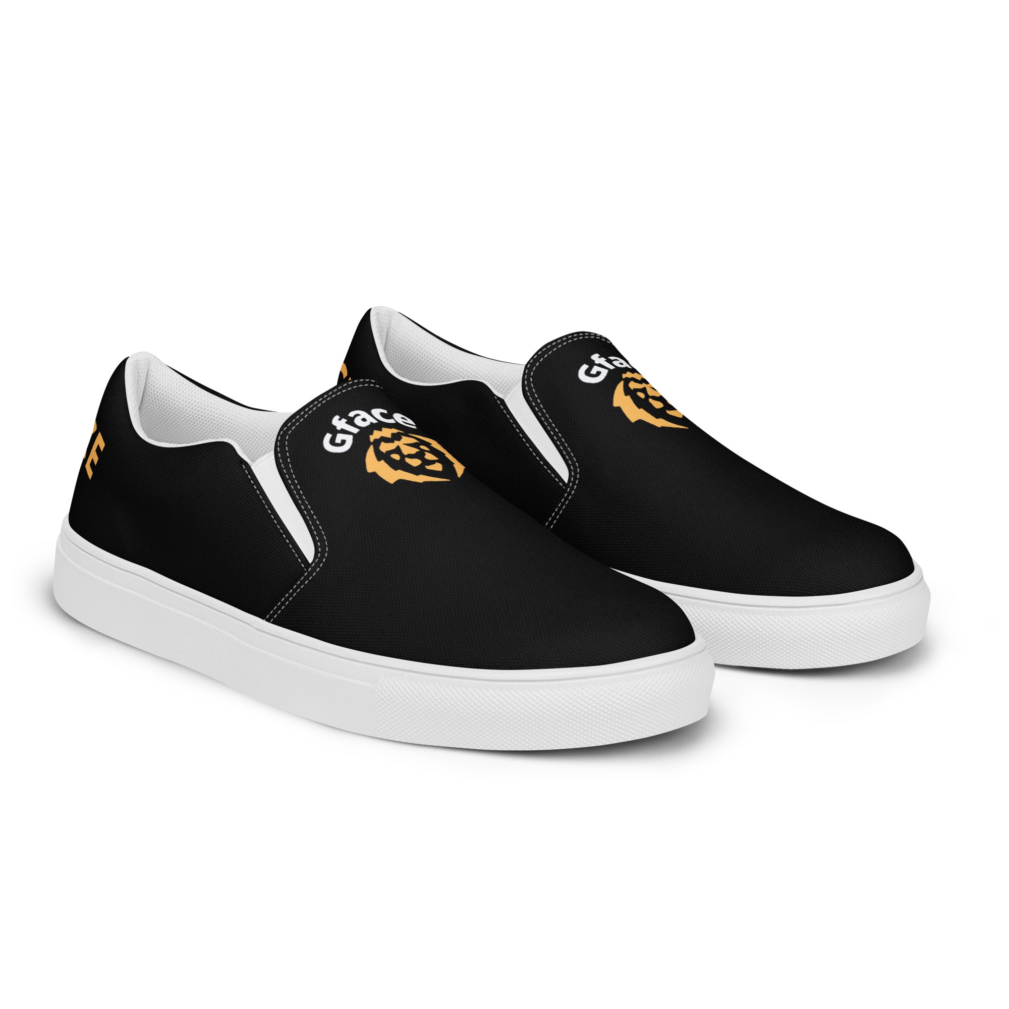 Gface Men’s slip-on canvas Gold Lion Logo