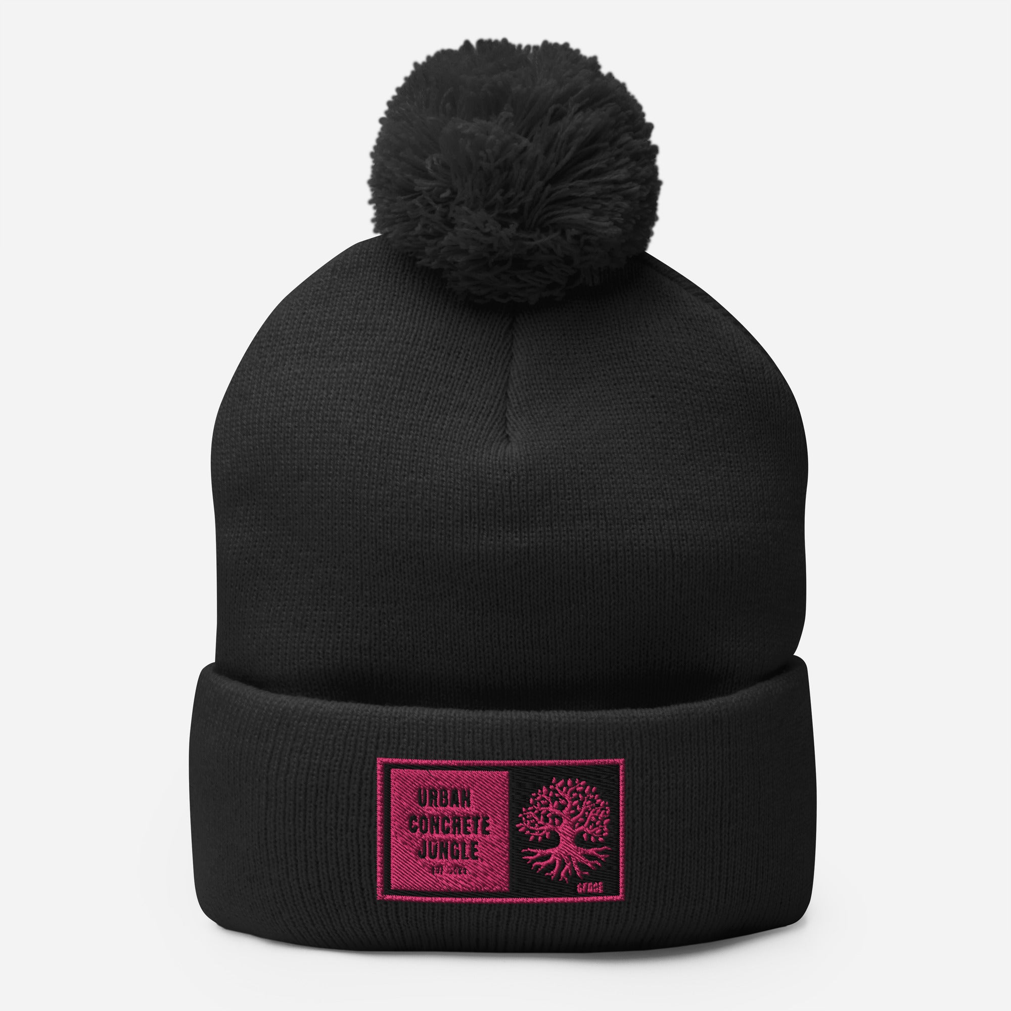 Pom-Pom Beanie GFACE Pink Urban Concrete Jungle