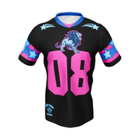 Recycled Black/Pink Unisex GFACE Sports Jersey World Hear Me Roar 