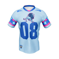 Recycled Light Blue Unisex GFACE Sports Jersey World Hear Me Roar 