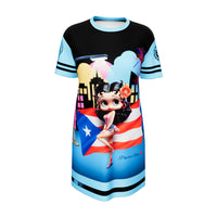T-shirt dress Puerto Rico Betty