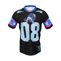 Unisex Black/Blue GFACE Sports Jersey World Hear Me Roar 