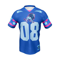 Unisex Blue GFACE Sports Jersey World Hear Me Roar 